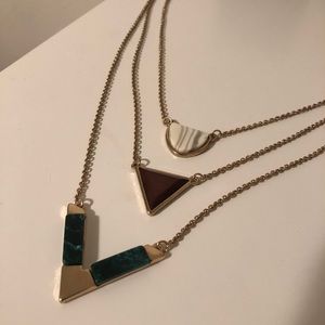 Gold 3 tier Necklace